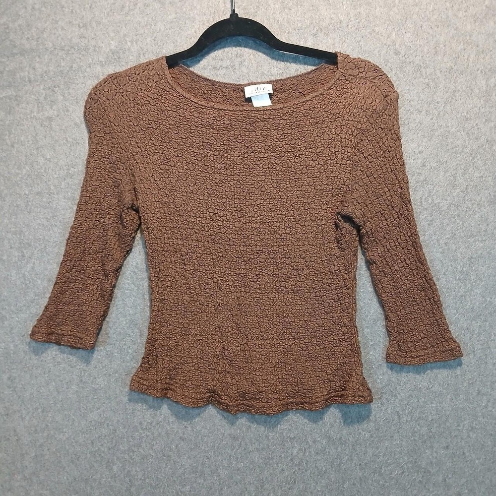 CDW S top crinkle fairy y2k Whimsygoth hippie boho western 90s popcorn crinkle - Picture 1 of 4